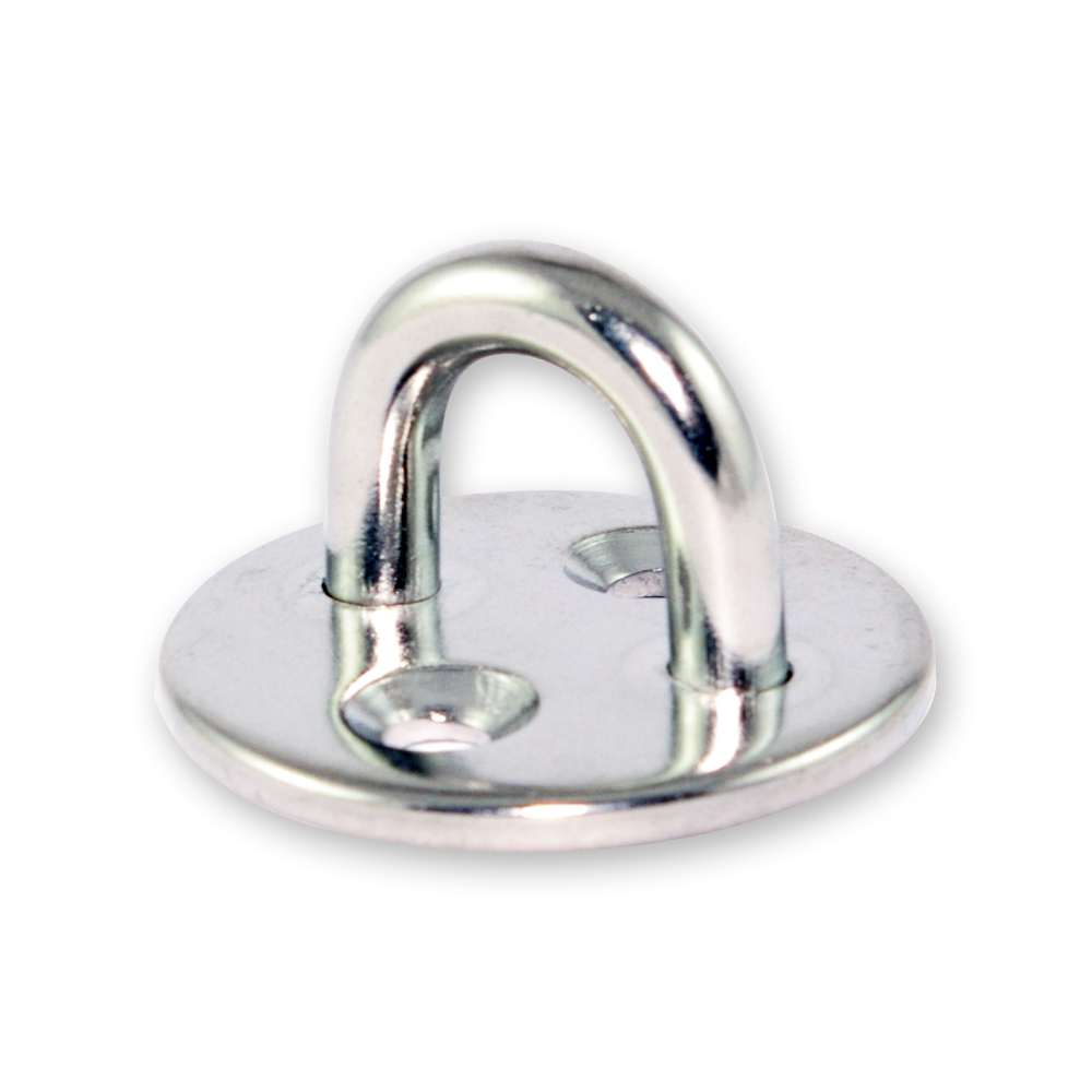 PONTET INOX 6MM - PLATINE RONDE