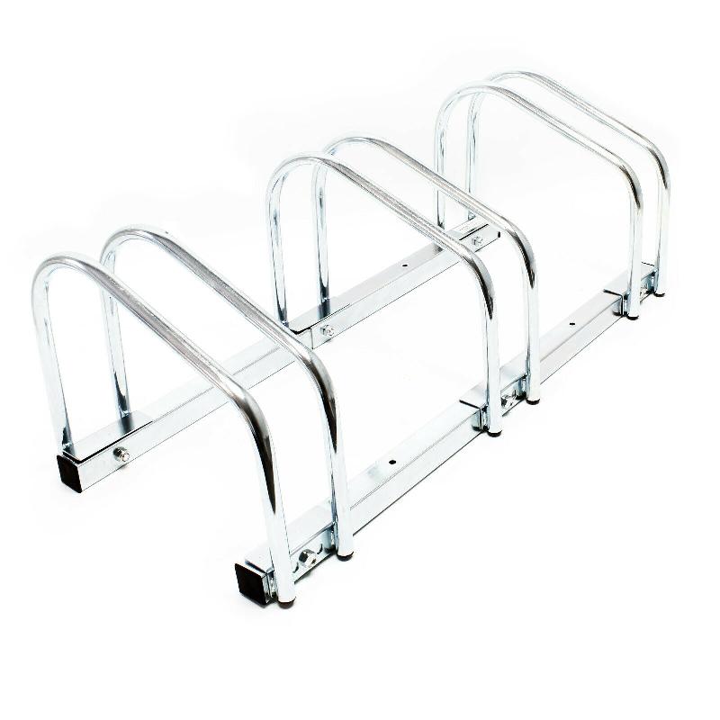 Râtelier au sol pour 3 vélos - 70 cm - métal galvanisé - bicyclette - 16_0001499_0