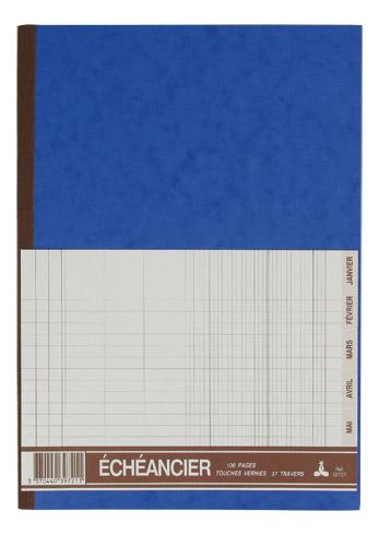 REGISTRE COMPTABLE ÉCHÉANCIER LE DAUPHIN, 21 X 29,7 CM 96 PAGES