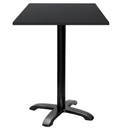 Restootab - Mange-debout 60x60cm - modèle Bazila noir - noir TB-BZ4FF-6060M-NOIR_0