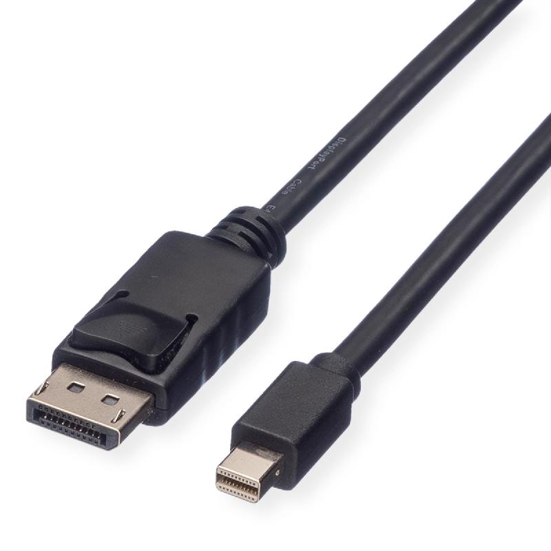 ROLINE Câble DisplayPort DP M - Mini DP M, noir, 3 m_0