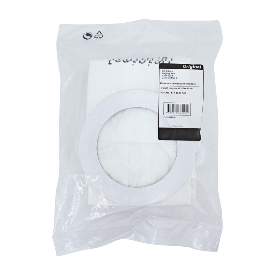 SAC PAPIER POUR ASPIRATEUR DORSAL NILFISK ALTO