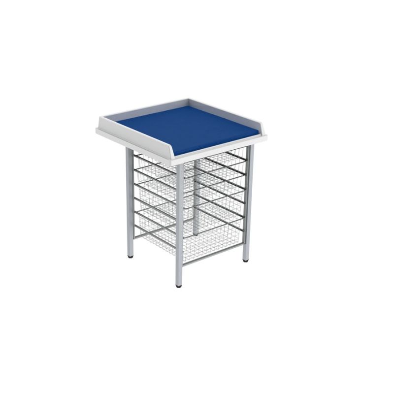 Table à langer pour handicapé - Granberg - sur pieds à hauteur fixe, avec matelas en cuir artificiel sans phtalates - 80x80 cm - 327-080_0