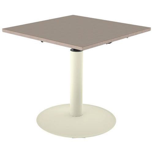 TABLE MANO RÉG. 80X80 STR ALAISÉ CHÊNE H. CAPPUCCINO/1013 - MOBIDECOR