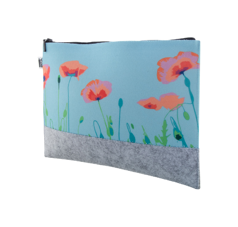 Trousse de toilette en feutrine RPET - Impression sublimation personnalisée - Labélisée RPET_0
