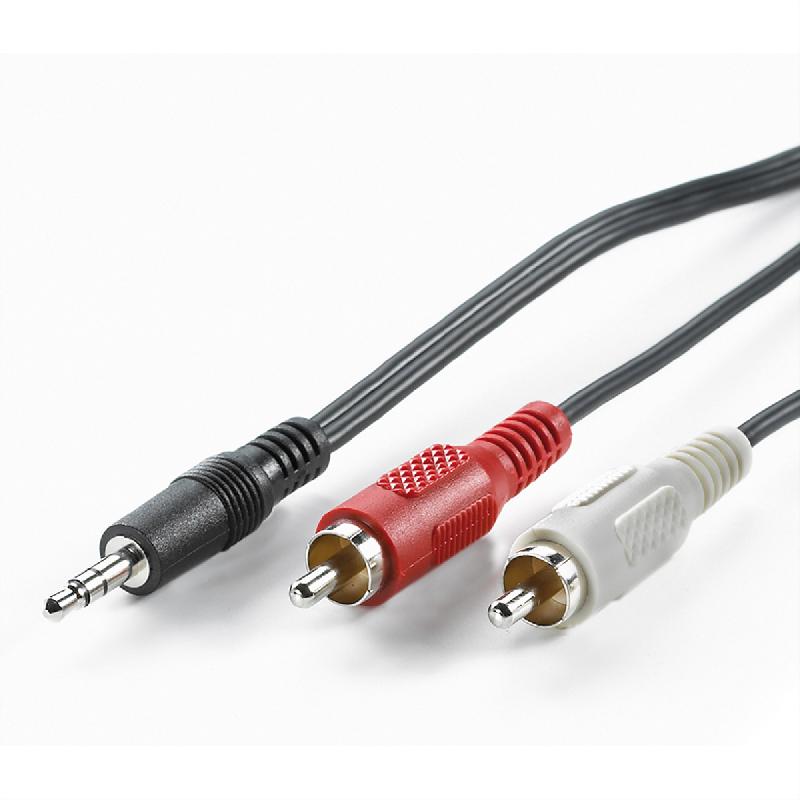 VALUE Câble 3,5mm / 2x RCA M, 5m_0