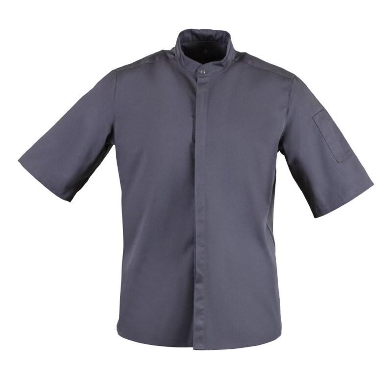 Veste col officier Southside gris anthracite - Taille M - M 5050984685484_0