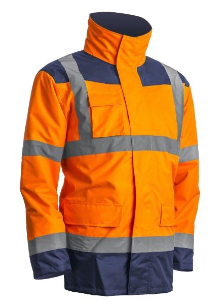 VESTE KANATA PU HI-VIZ 3M ORANGE FLUO/MARINE T3XL - COVERGUARD - 7KANOXXXL
