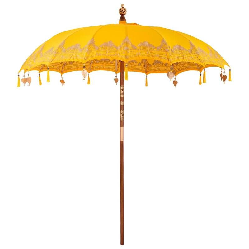 VidaXL Parasol balinais Jaune 215 x 215 x 260 cm Modèle Atlas Horizon Plus - 42006461_0