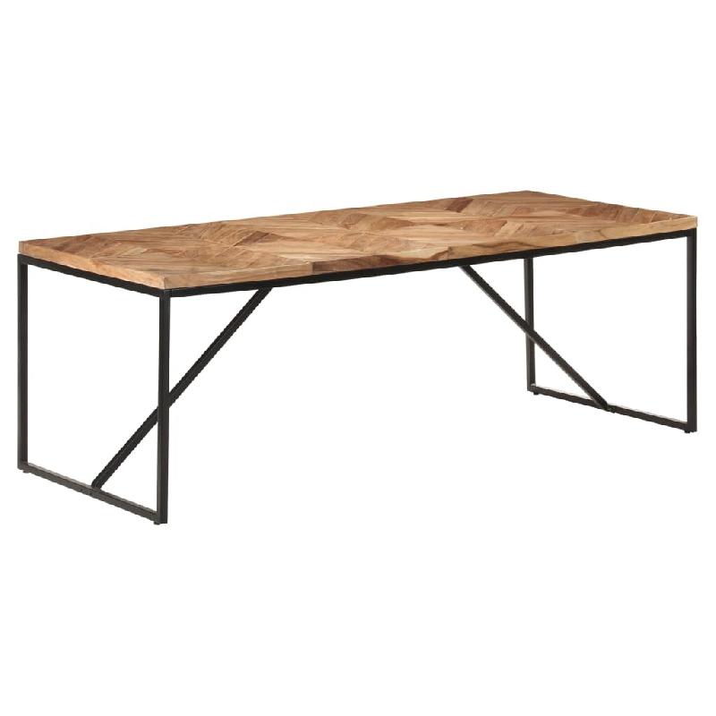 VidaXL Table à dîner 200x90x76 cm Bois massif d'acacia et de manguier Modèle Polaris Prime - 323554_0