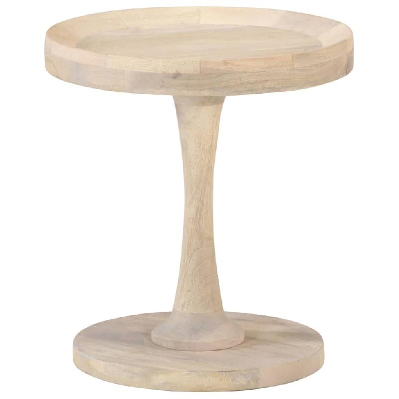 VidaXL Table d'appoint Ø40x45 cm Bois de manguier massif Modèle Zenith Vision - 320600XL_0