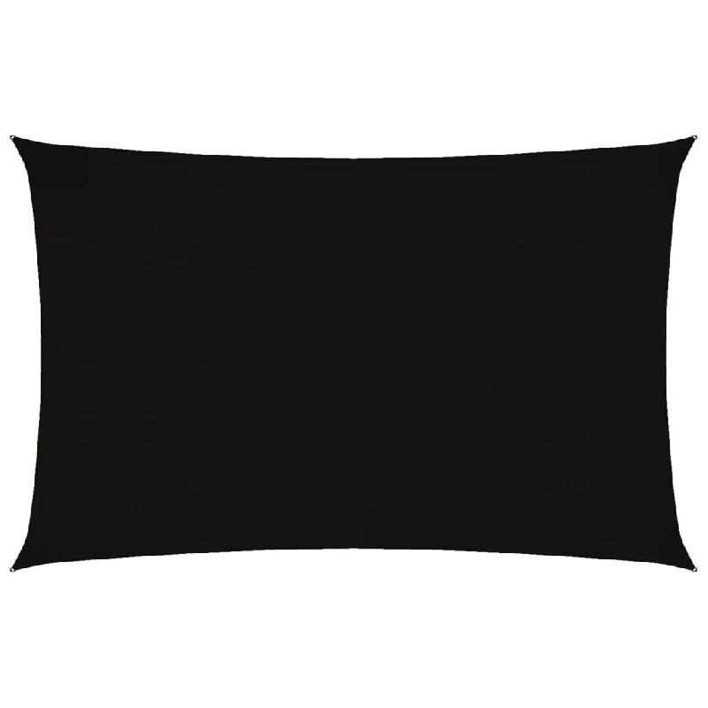 VidaXL Voile de parasol tissu oxford rectangulaire 2,5x5 m noir Modèle Soleil Couchant - noir 135759_0