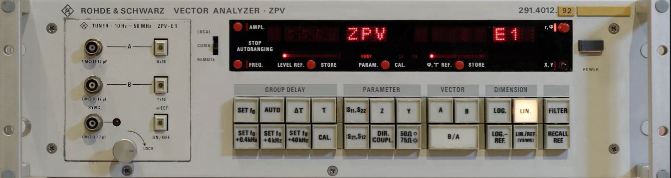 Zpv - analyseur de reseau vectoriel - rohde and schwarz - 10hz - 2ghz - analyseurs de signaux vectoriels_0