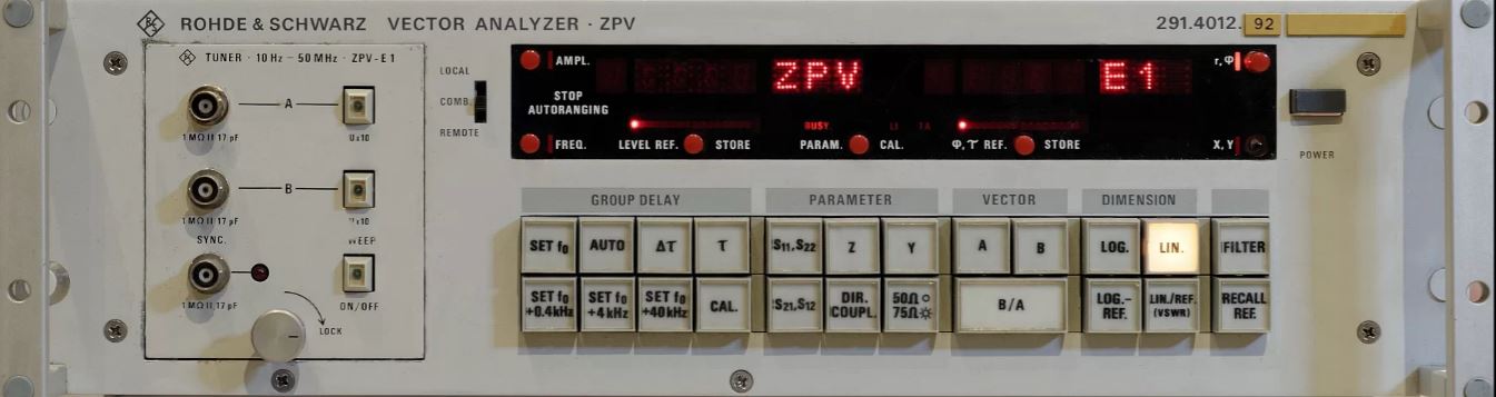 ZPV - Analyseur de réseau vectoriel Rohde and Schwarz - 10Hz à 2GHz - Analyseurs de signaux vectoriels_0