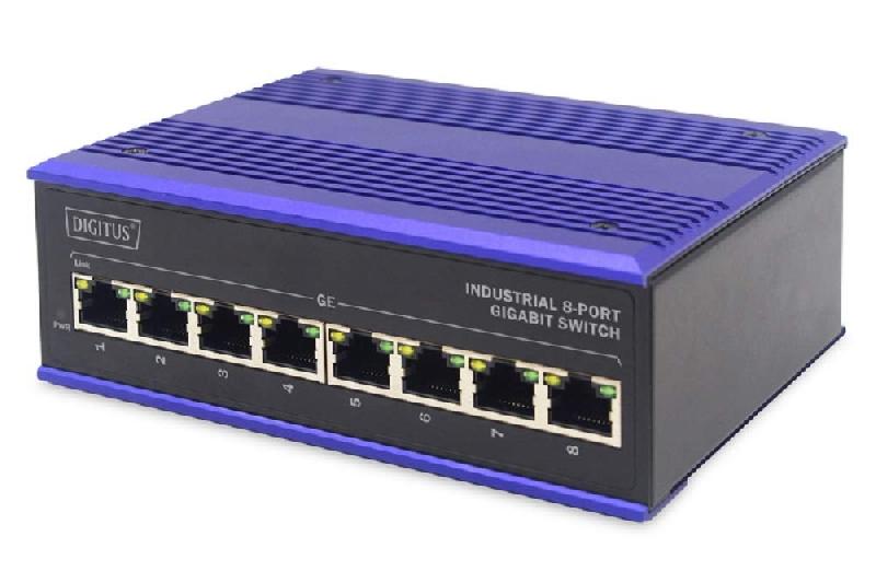 ASSMANN ELECTRONIC DN-651119 - Commutateur réseau Gigabit Ethernet, 8 ports RJ-45, montage mural_0