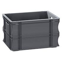 BAC DE STOCKAGE GERBABLE EN PLASTIQUE RECYCLÉ - 20 LITRES HAUTEUR 22 CM