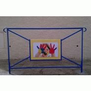 Barrière urbaine personnalisée Classico - 1500 mm de longueur et 1000 mm de hauteur_0