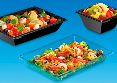 Boîtes alimentaires pour salade Takipack – Raviers épurés avec couvercle antibuée et plusieurs capacités_0