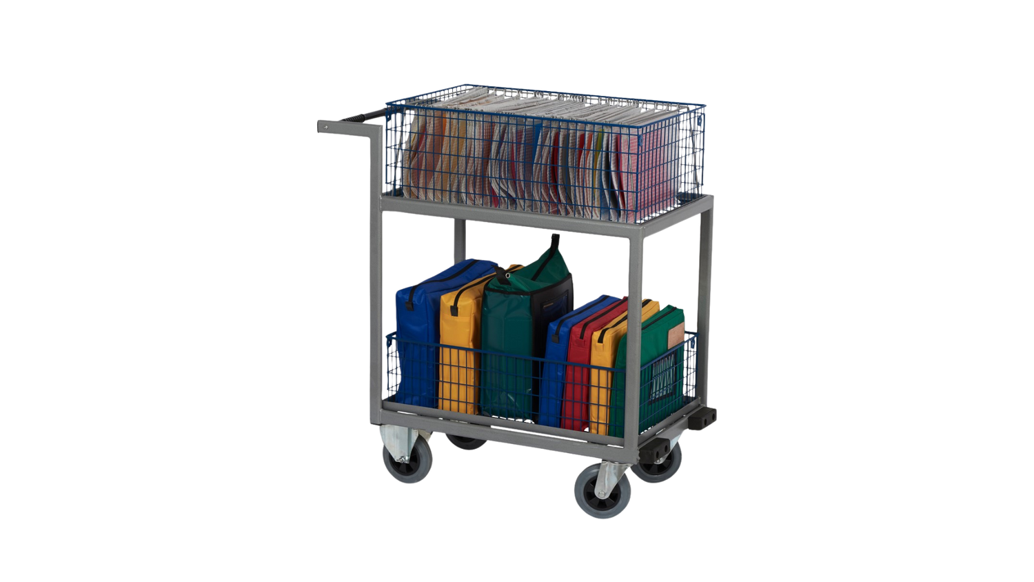 Chariot courrier 3 paniers gros volume - Référence : TR05M1600_0