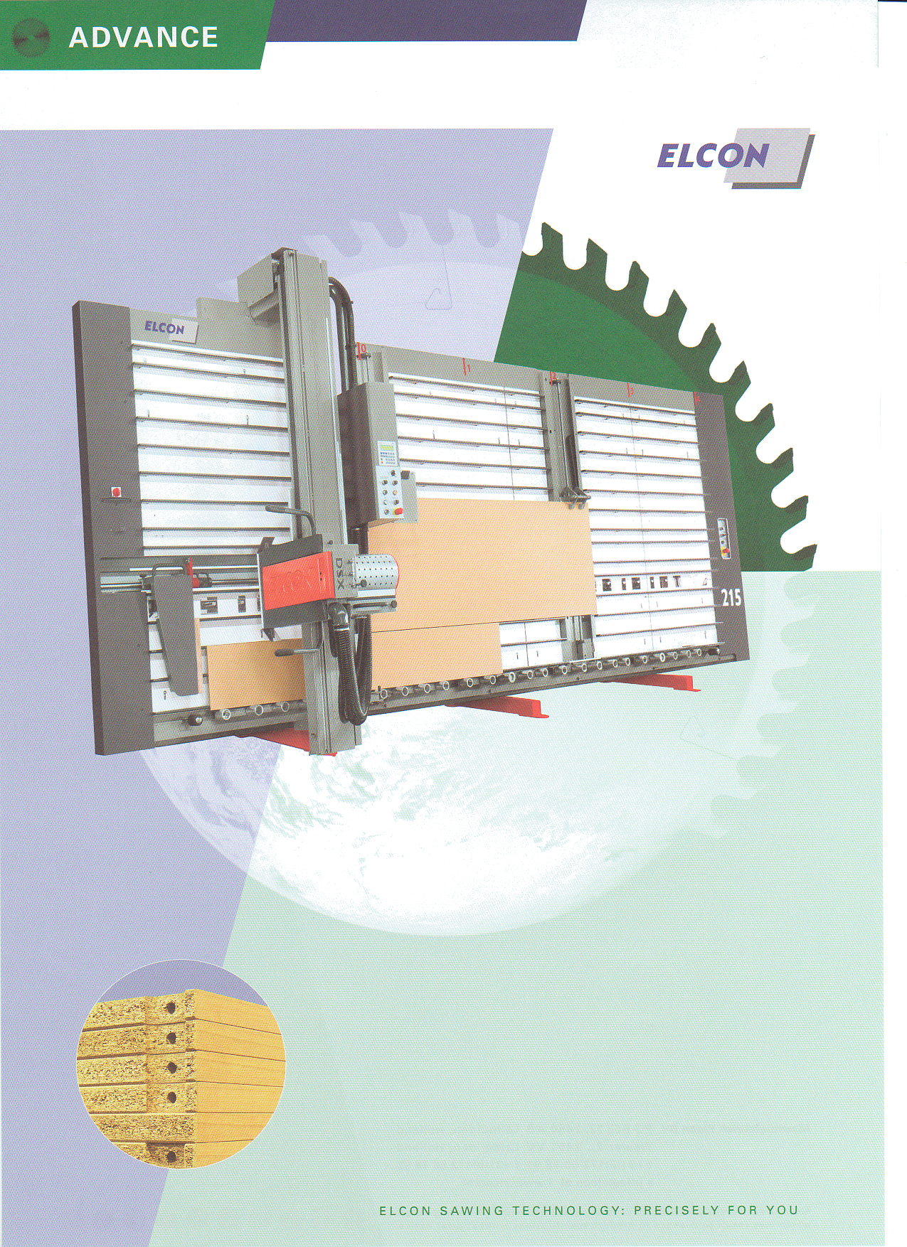Scie à panneaux Elcon DSXE Advance - déplacement automatique - moteur 5,5 kW - lame 300 mm - écran tactile multifonction_0