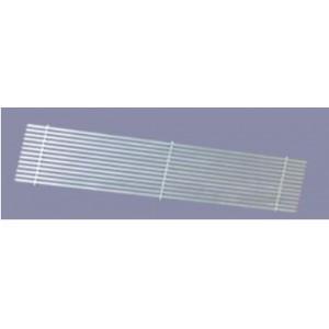 GLC - Grille de soufflage et reprise d'air à barres frontales fixes en aluminium anodisé ou laqué RAL 9016_0