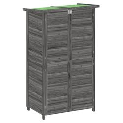 Helloshop26 - Abri de jardin cabane cabanon maison de stockage remise extérieur hangar outils robuste 83 x 57 x 140 cm bois massif 02_0022417 - 30002_0