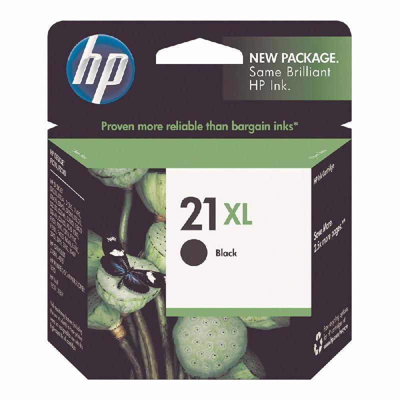 HEWLETT PACKARD CARTOUCHE D'ENCRE 21XL (C9351CE) - GRANDE CAPACITÉ - COULEUR: NOIR