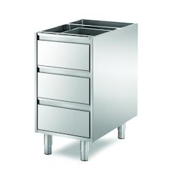 L2G Meuble pâtissier inox 81 x 43,5 x 69 cm L2G - SD-CCX12/1 - inox SD-CCX12/1_0