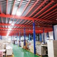 Mezzanine industrielle - guangzhou maobang storage equipment - capacité de charge de chaque couche est de 4000 kg_0