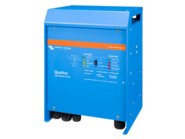 Onduleur photovoltaïque - convertisseur chargeur Victron Energy Quattro - 12V, 24V ou 48V - Puissance jusqu'à 10 000VA_0