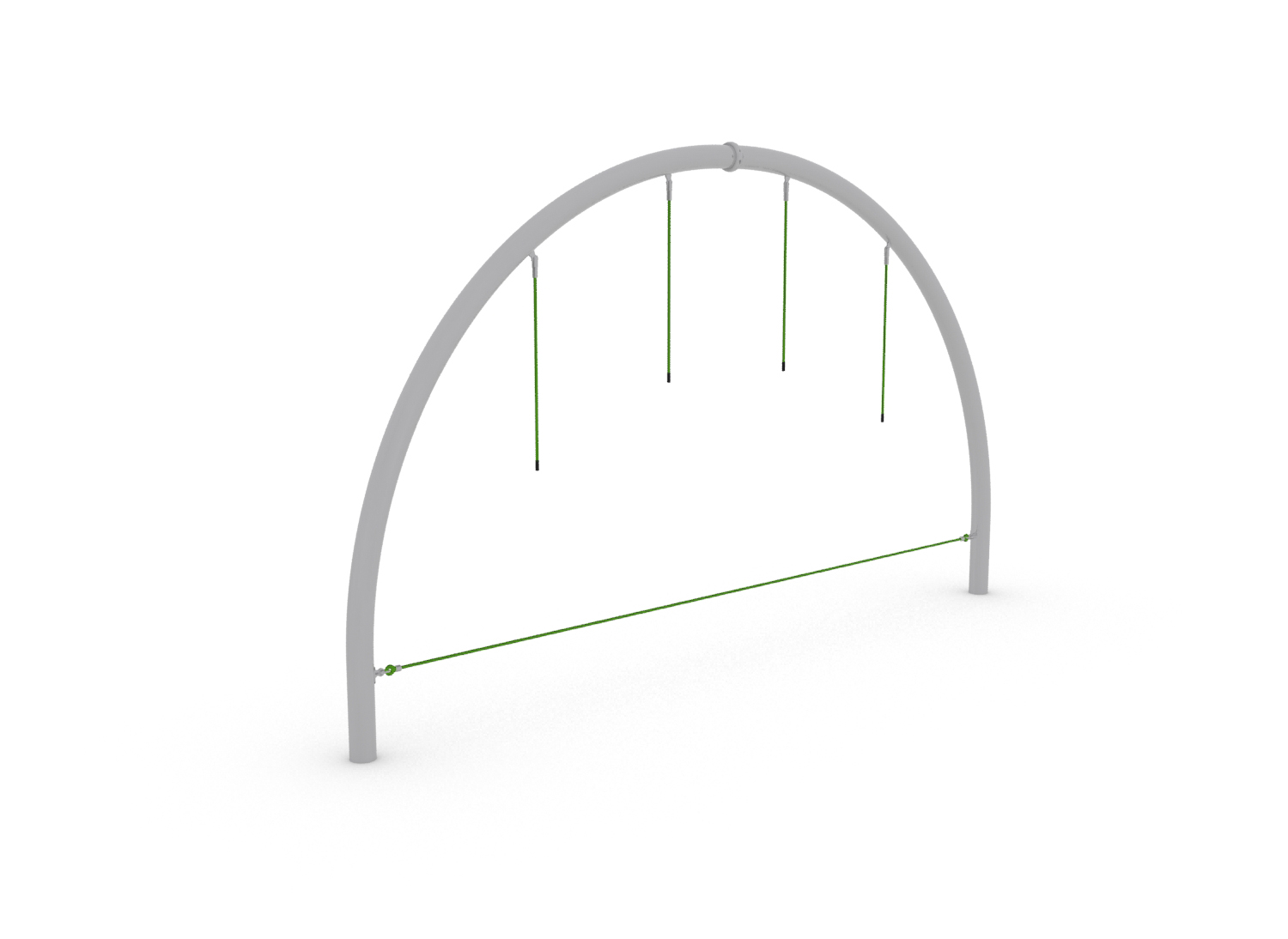 Parcours sportif pour enfants NRG Everglades - réf 8079886 - HAGS - Vert - Scellement béton_0