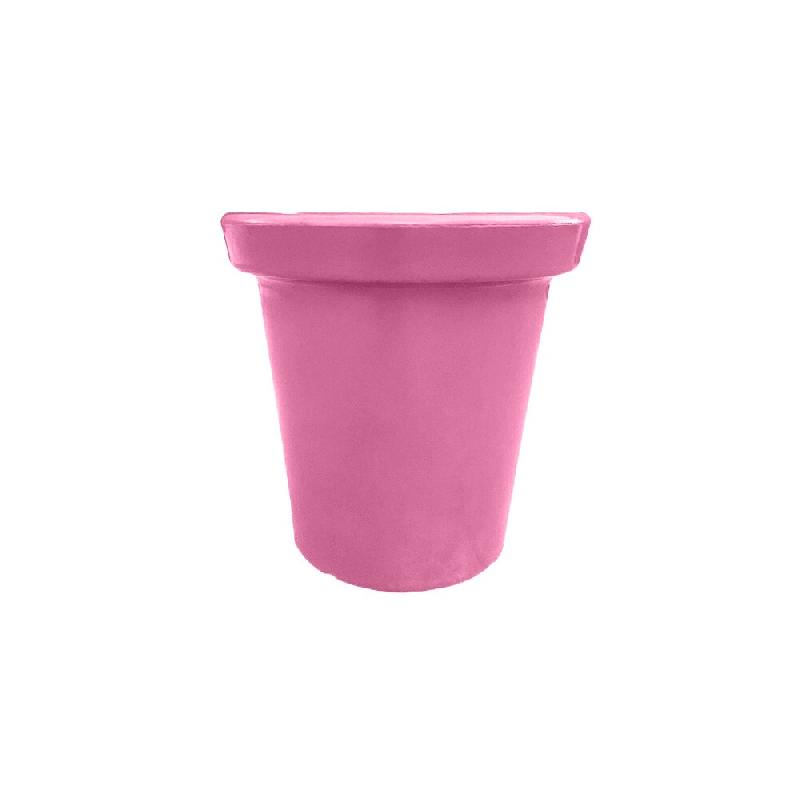 PLAST'UP ROTOMOULAGE Pot de fleurs rond xxl delight 75l - ROSE - rose 0669014882523_0