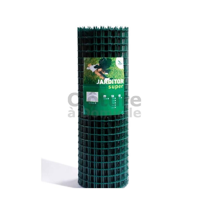 Rouleau 25 m soudé maille 50*50 mm - grillage jarditor super - fil 3 mm_0