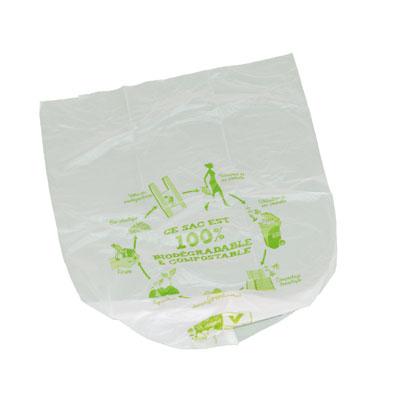 SACS ET SACHETS PLASTIQUES BIODÉGRADABLES TRANSLUCIDE, MOTIF VERT 36 X 50 CM_0