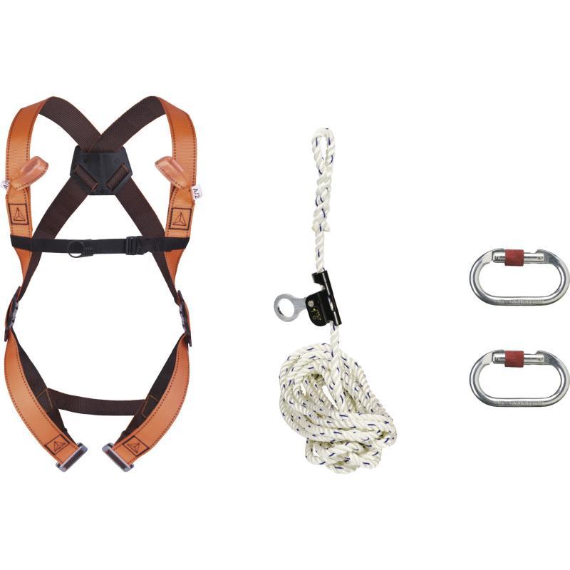 Kit antichute complet - ELARA170 avec harnais 2 points et corde 20 m_0