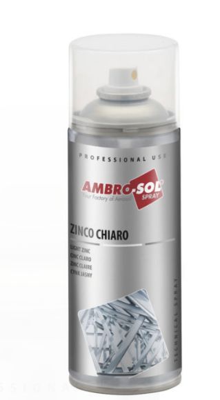 Z350 - Bombe de galvanisation à froid - Ambro-Sol - Zinc clair 400 ml pour protection et finition métalliques_0