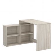 254462 - Bureau d'angle réversible droite/gauche - Corner - Demeyere - 4 espaces de rangement_0