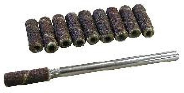 6 tambours abrasifs haute qualité - diamètre 15 mm - Abrasifs de ponçage_0
