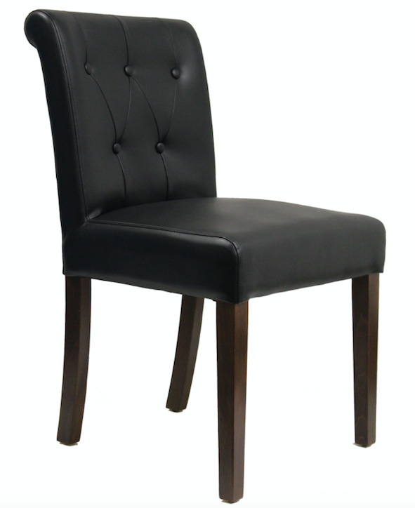 Chaise bistrot capitonnée etoile synthétique_0