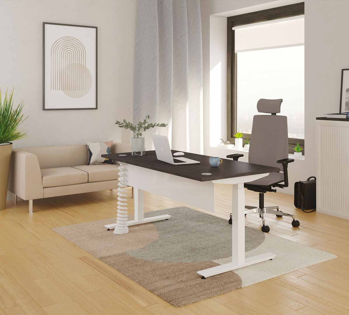 Fauteuil de bureau ergonomique avec une assise généreuse et un soutien optimal du bassin et du dos - AXION_0
