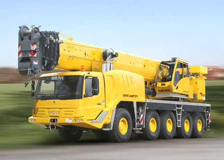 Grue automotrice GMK5110-1 - Manitowoc Cranes - Charge maximale 110 t - Flèche 50,64 m - Moteur Mercedes 380 kW_0