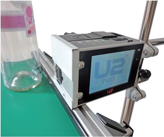 Imprimante jet d'encre U2 ProS - marquage plastique, verre, métal et carton vernis - ultra compacte et sans entretien_1