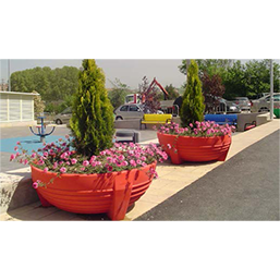 Jardinière anti-graffitti et résistante aux chocs - Modèle OVALIE - Polyéthylène haute qualité traité anti-UV_0