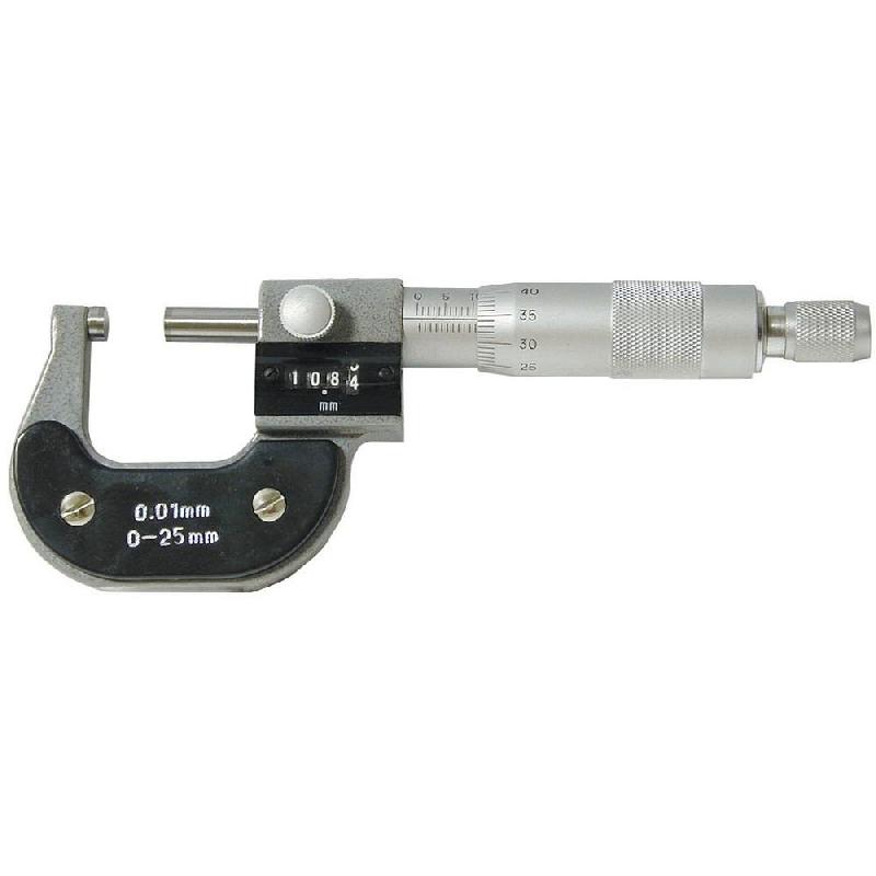 Micromètre à compteur - 75-100 mm - Lecture directe 0,01 mm - Référence MVA13_0