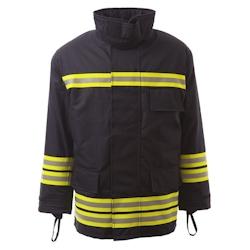 Portwest - Parka 3000 bleu marine spéciale incendie Bleu Marine Taille S - S bleu 5036108207862_0