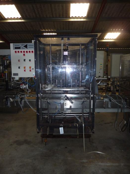 Remplisseuse linéaire automatique PKB - modèle DOL - 6 becs plongeants - 6 pompes volumétriques 500 ml_0