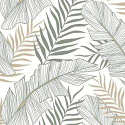 Serviettes 33 x 33cm foliage vert / beige (240 unités) MESA BELLA - vert Matériau naturel 3701168952961_0