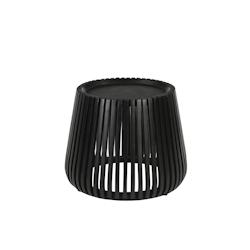 SIT Möbel Table d'appoint Ø 50 cm | Plateau rond | Manguier massif, noir | L 50 x P 50 x H 46 cm - noir Bois massif 14776-11_0