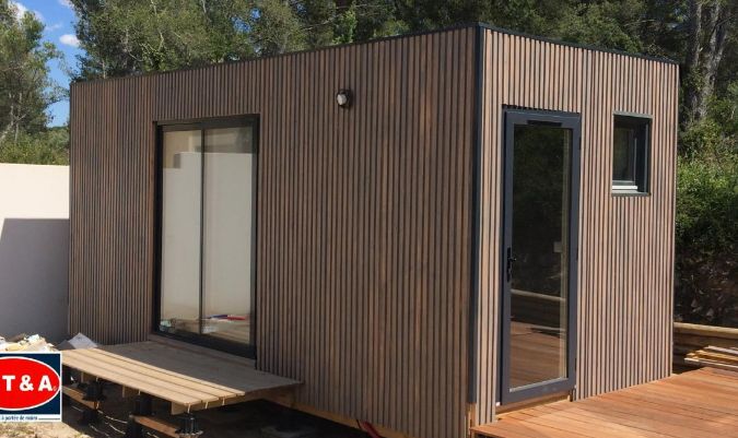 Studio de jardin 20,40 m² en kit - Kit&A - modèle complet avec cloisonnements et isolation_0