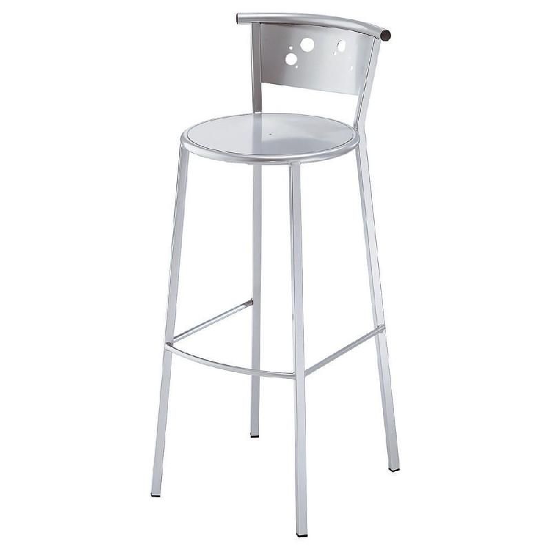 TABOURET HAUT BELLA MOON - FINTION MÉTAL ALUMINIUM